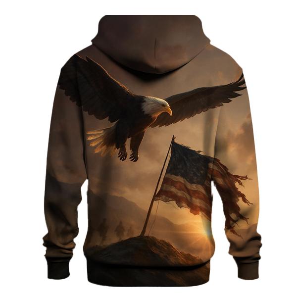 Eagle Over Honor Ridge embroidered hoodies
