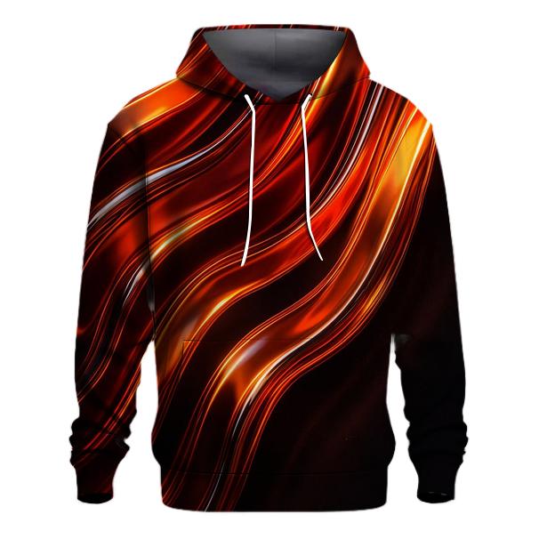 Liquid Metal Cascade graphic hoodies