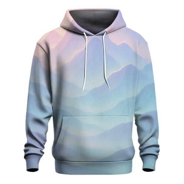 Pastel Mist Mountains pullover hoodies