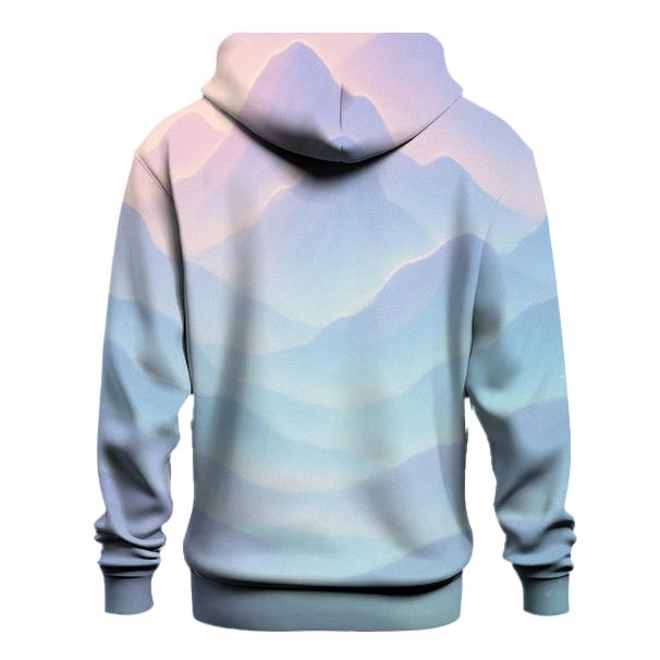 Pastel Mist Mountains pullover hoodies