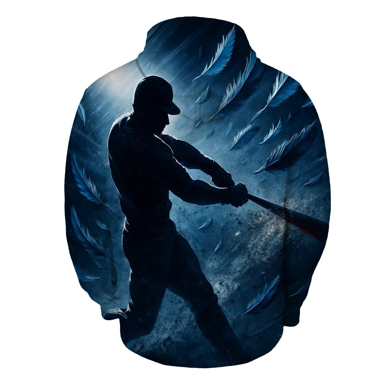 Sky Swing Blue Jays printed hoodies