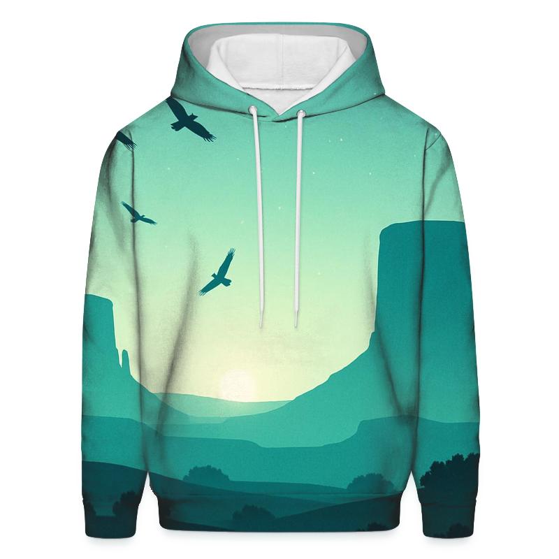 Mint Mesa Aurora hoodie designs