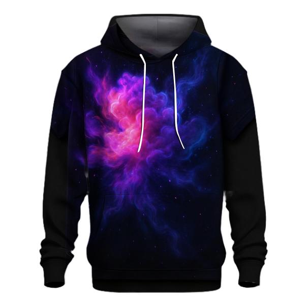 Cosmic Smoke Bloom pullover hoodies