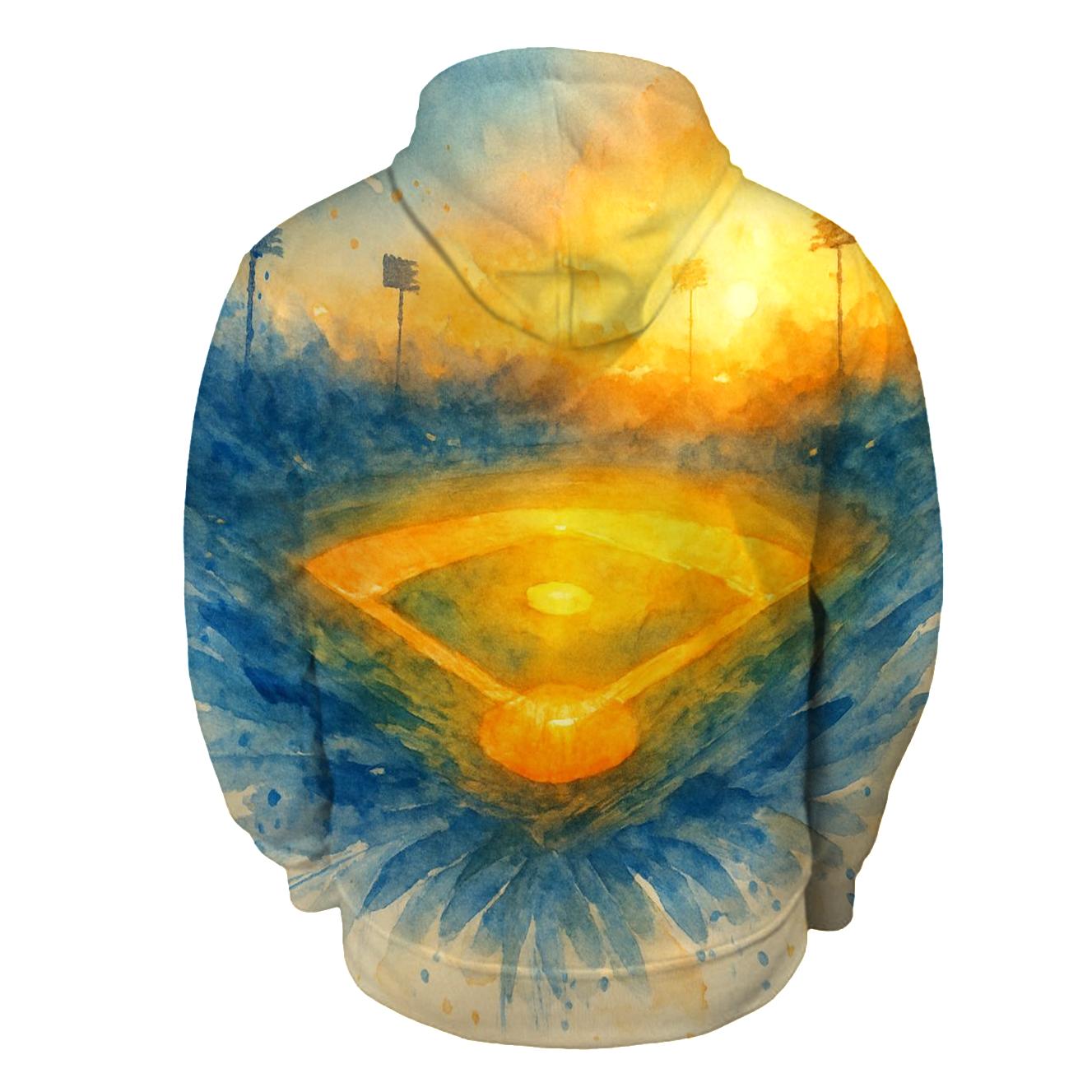 Feathered Diamond Horizon zip-up hoodies