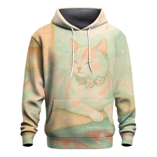 Tea Garden Whisper Cat hoodie designs