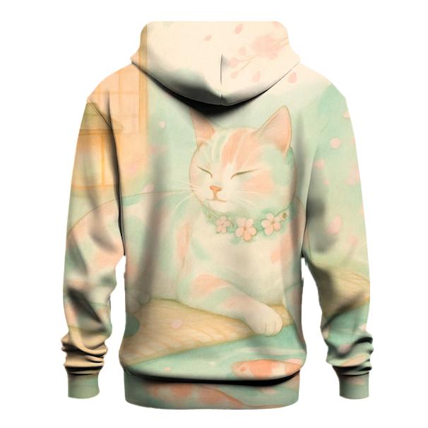 Tea Garden Whisper Cat hoodie designs