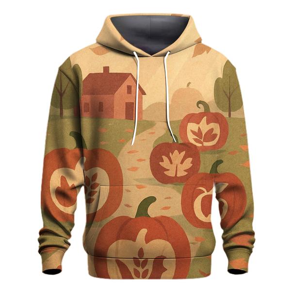 Pumpkin Lantern Parade zip-up hoodies