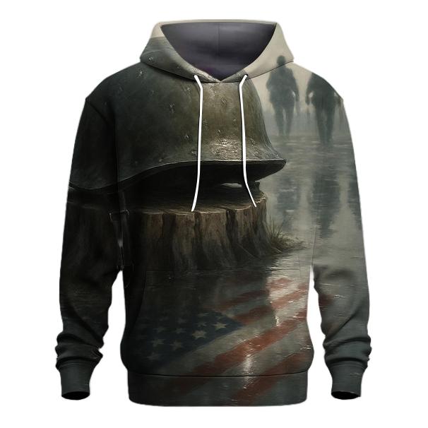 Helmet And Horizon Reflection premium hoodies