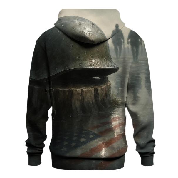 Helmet And Horizon Reflection premium hoodies