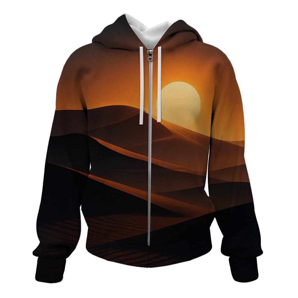 Amber Dune Silhouette designer hoodies