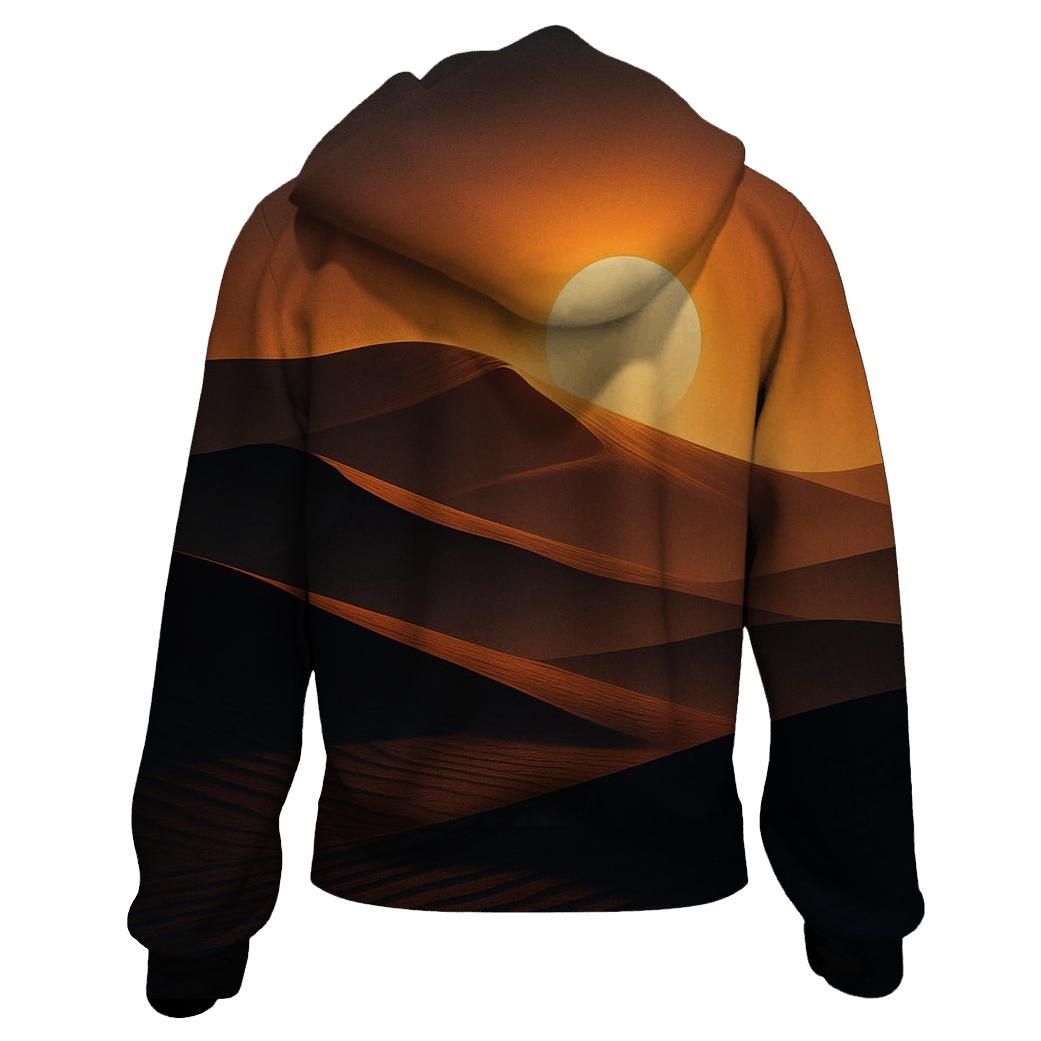 Amber Dune Silhouette designer hoodies