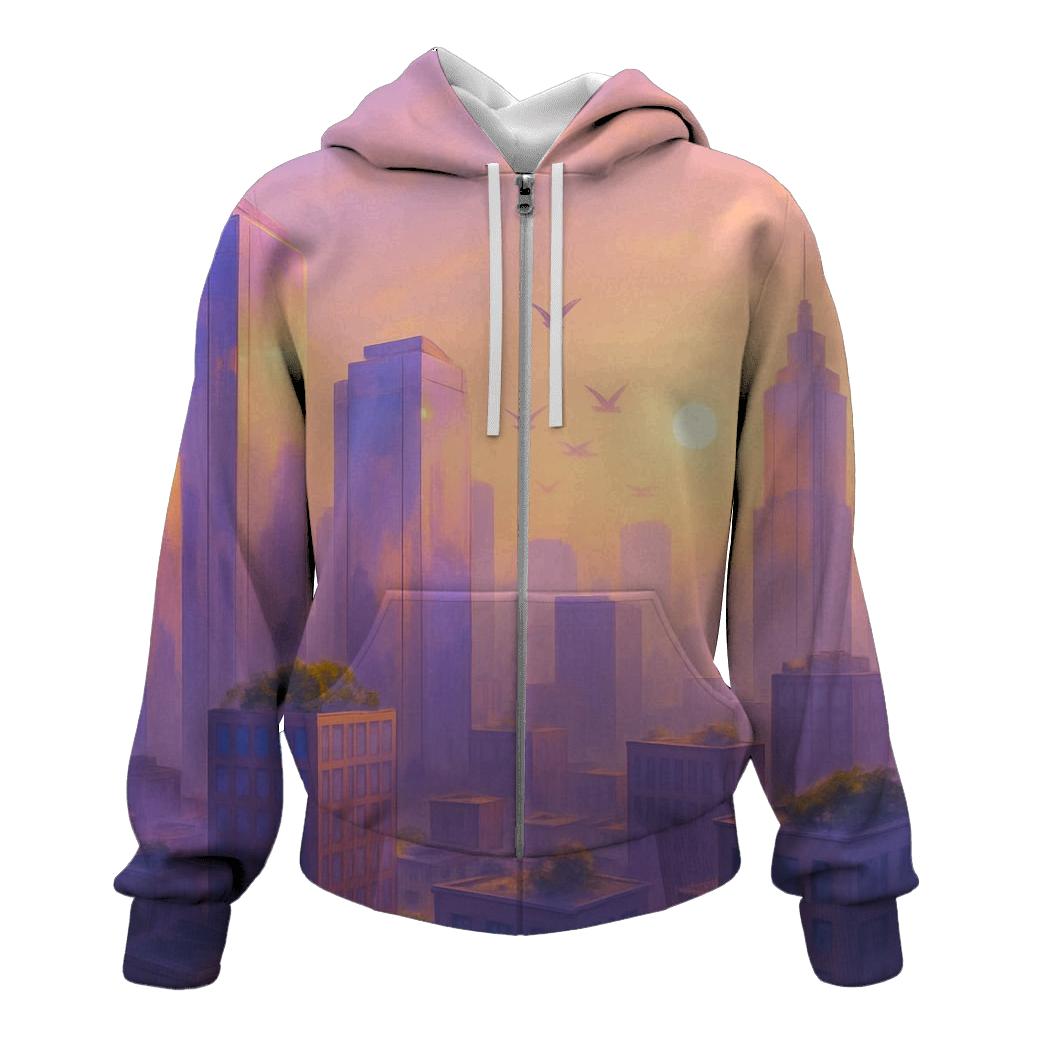 Lavender City Gold hoodie styles
