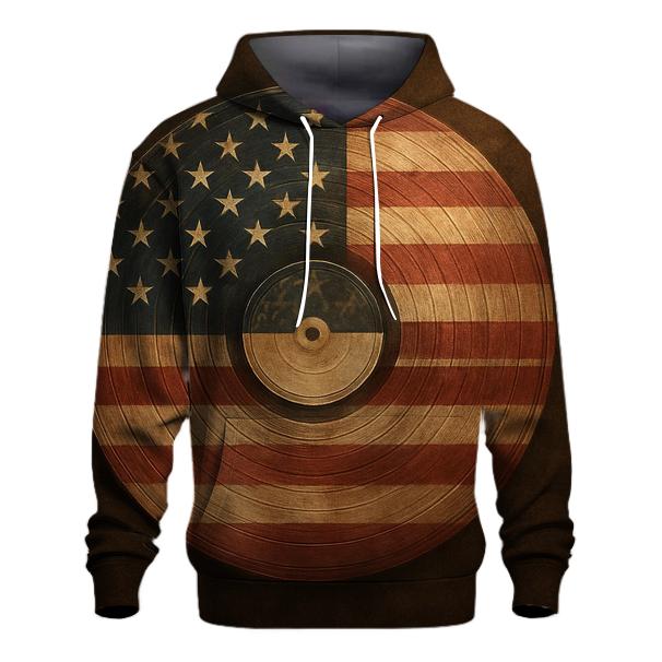 Retro Vinyl Stripes premium hoodies