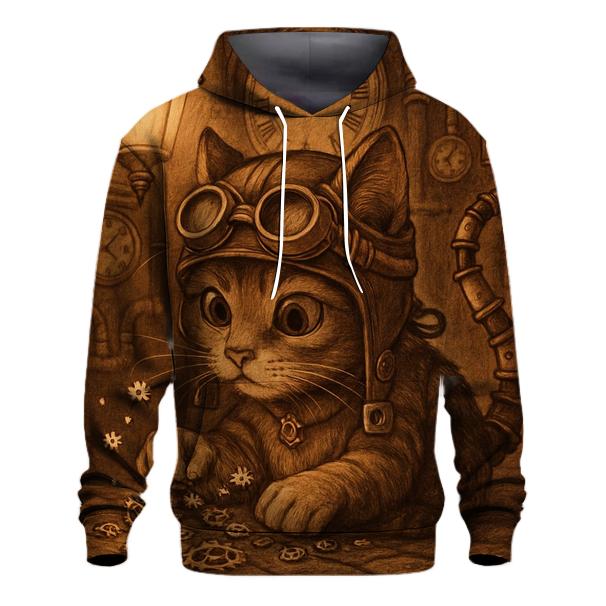 Clockwork Alley Midnight Engineer Cat hoodie styles