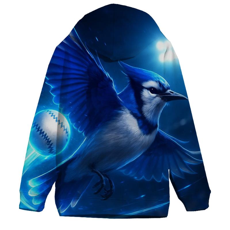 Blue Jays Flight Trail embroidered hoodies