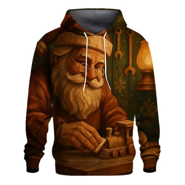 Woodland Workshop Santa hoodie trends