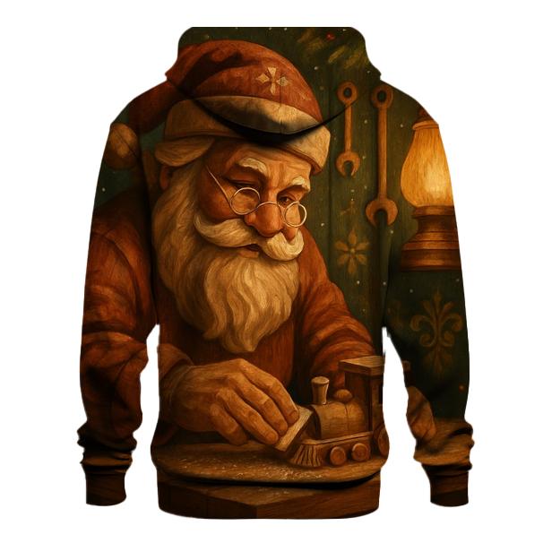 Woodland Workshop Santa hoodie trends