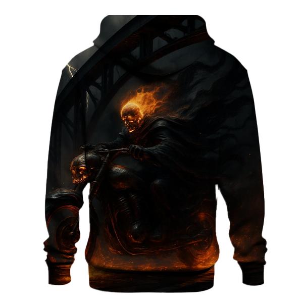 Grim Rider Of The Iron Bridge heavyweight hoodies