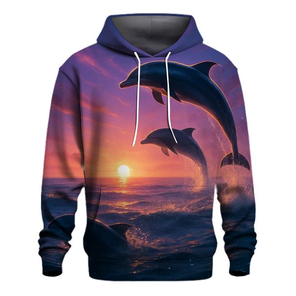 Indigo Pelagic Glow graphic hoodies