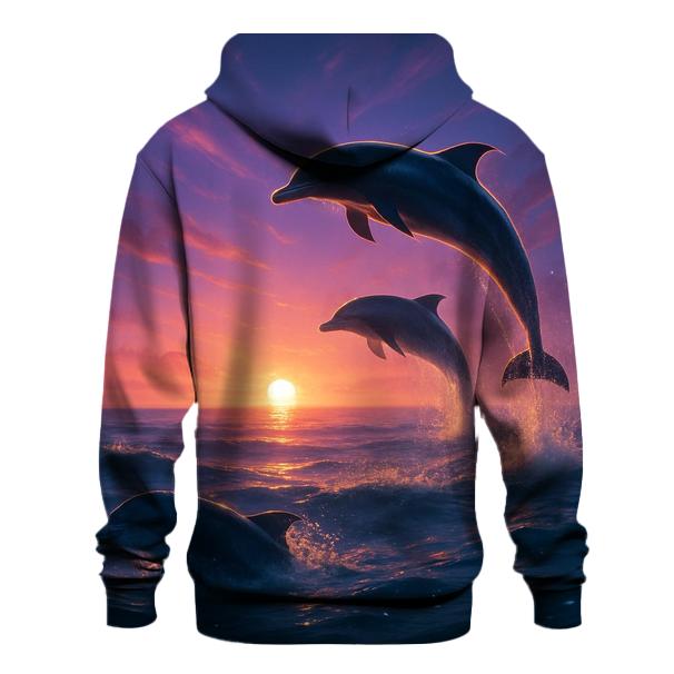 Indigo Pelagic Glow graphic hoodies