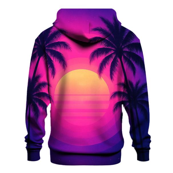 Violet Palmetto Dream zip-up hoodies