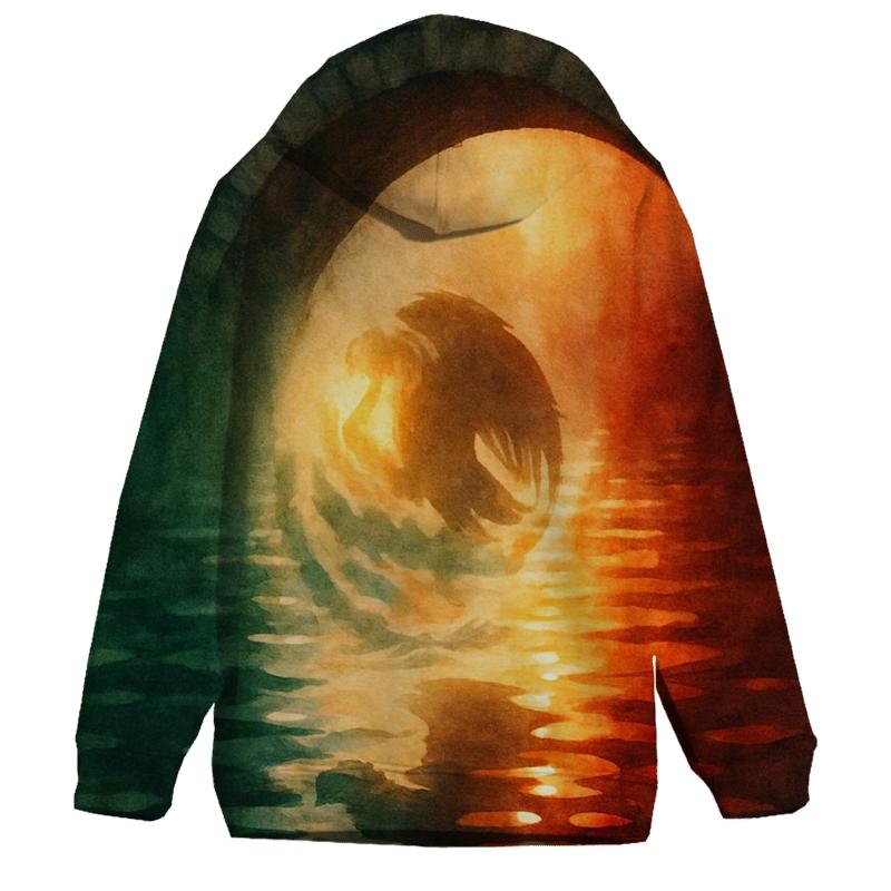 Aztec Wave Reflection hoodies fashion