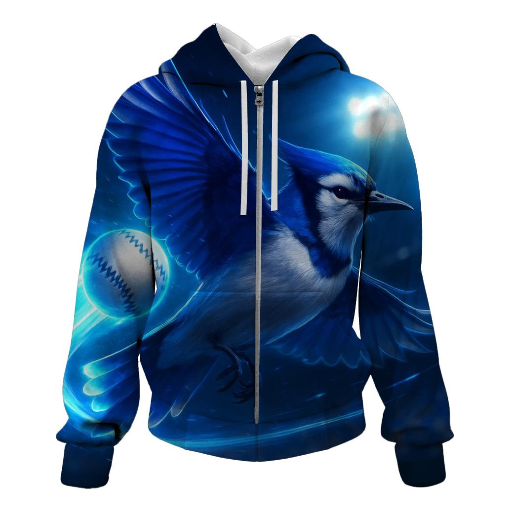 Blue Jays Flight Trail graphic hoodies