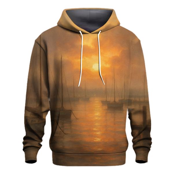 Crimson Harbor Lullaby embroidered hoodies