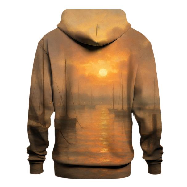 Crimson Harbor Lullaby embroidered hoodies
