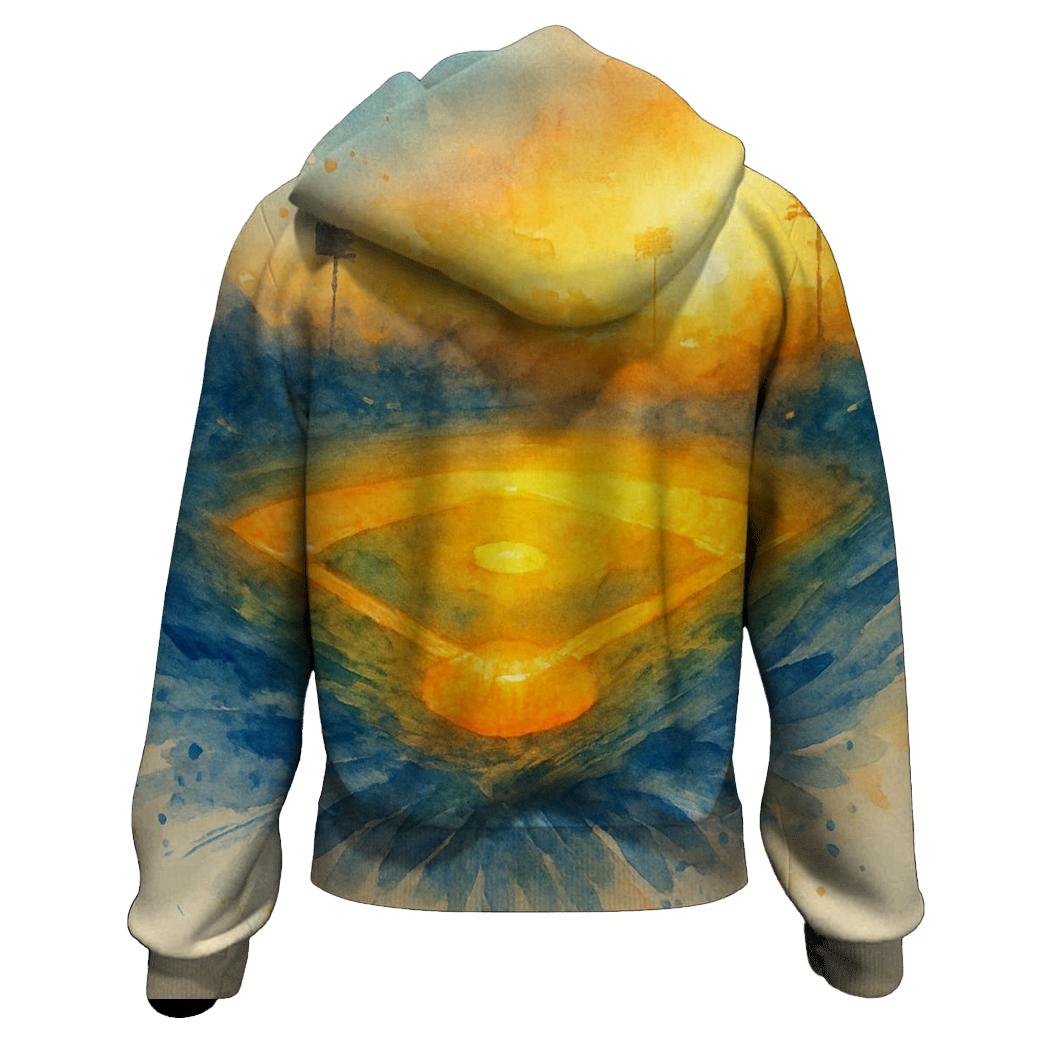 Feathered Diamond Horizon premium hoodies