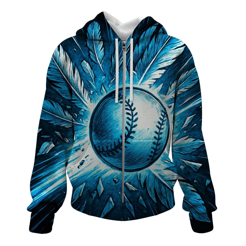 Velocity Blue Jays Strike printed hoodies