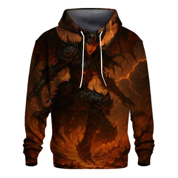 Infernal Valkyrie Of Iron Roses zip-up hoodies