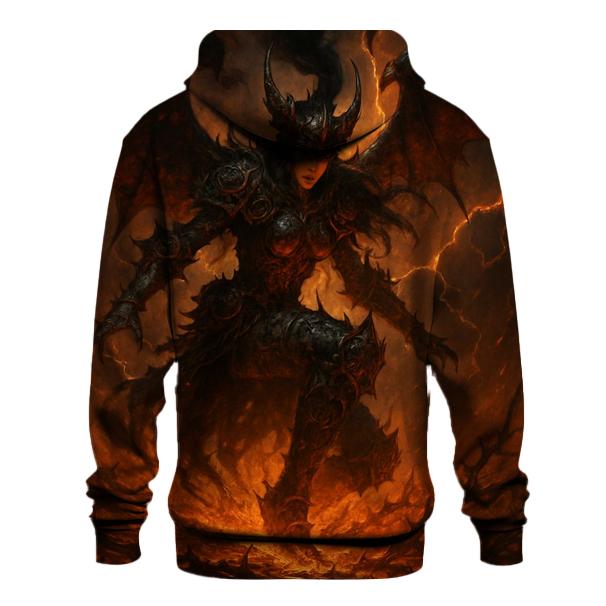 Infernal Valkyrie Of Iron Roses zip-up hoodies
