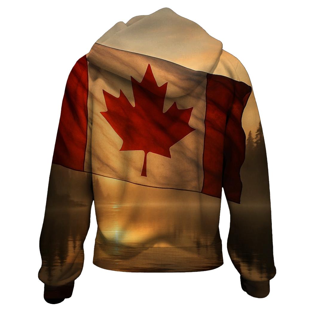 Waving Maple Fabric hoodie trends