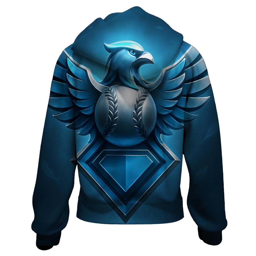 Blue Jays Crest Soar zip-up hoodies