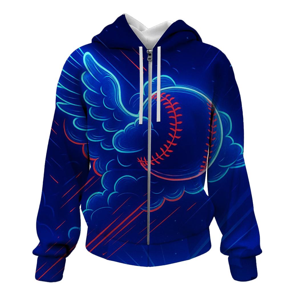 Diamond Wing Collision Blue Jays embroidered hoodies
