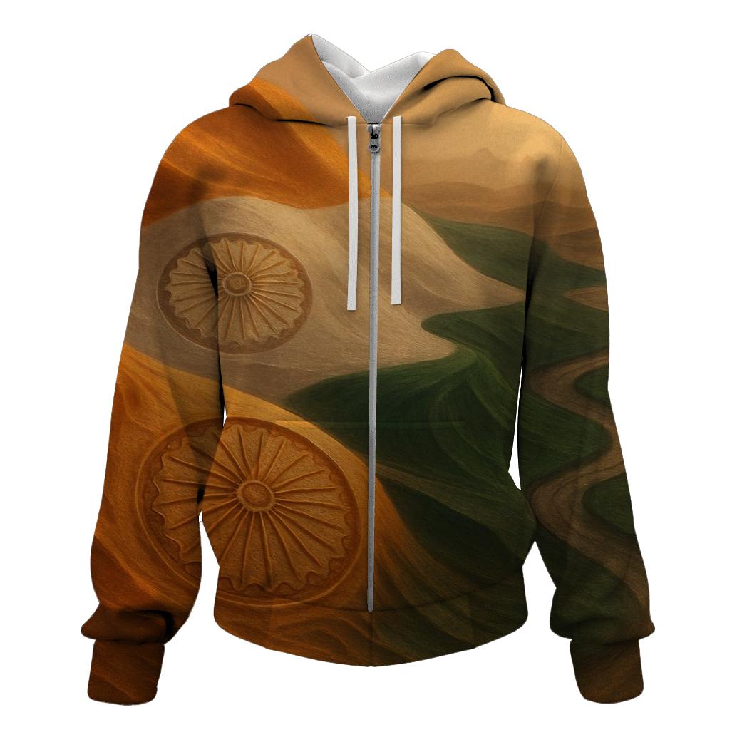 Tricolor Desert Mirage hoodie designs