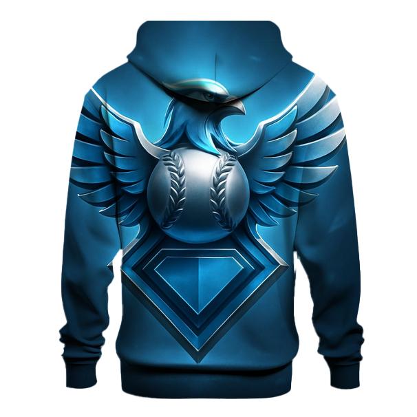 Blue Jays Crest Soar graphic hoodies