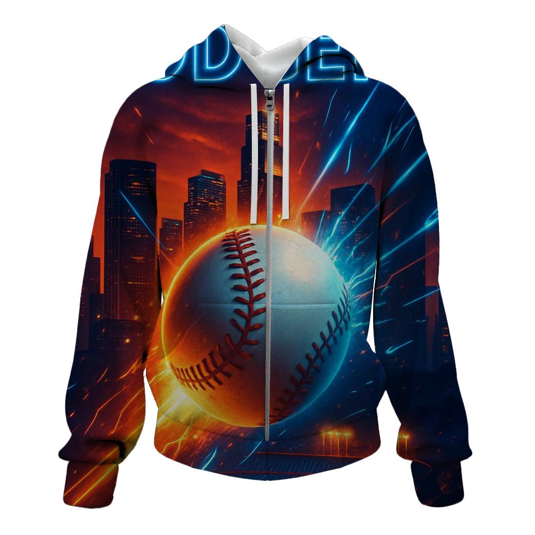 Skyline Fastball Burst pullover hoodies