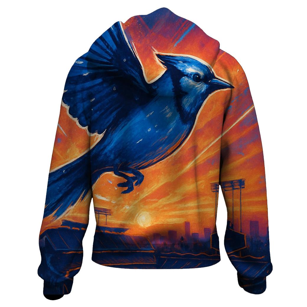 Dove Over Chavez Ravine lightweight hoodies