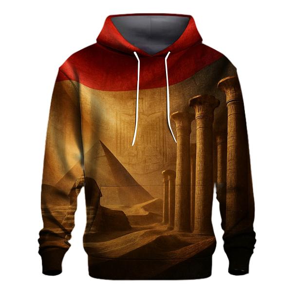 Nile Papyrus Montage heavyweight hoodies