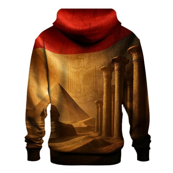 Nile Papyrus Montage heavyweight hoodies