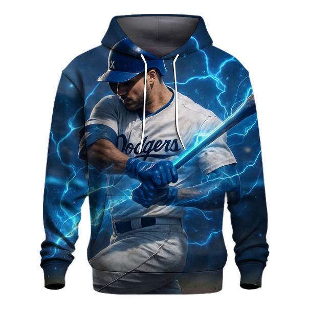 Blue Lightning Swing zip-up hoodies