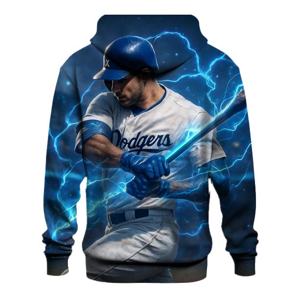 Blue Lightning Swing zip-up hoodies