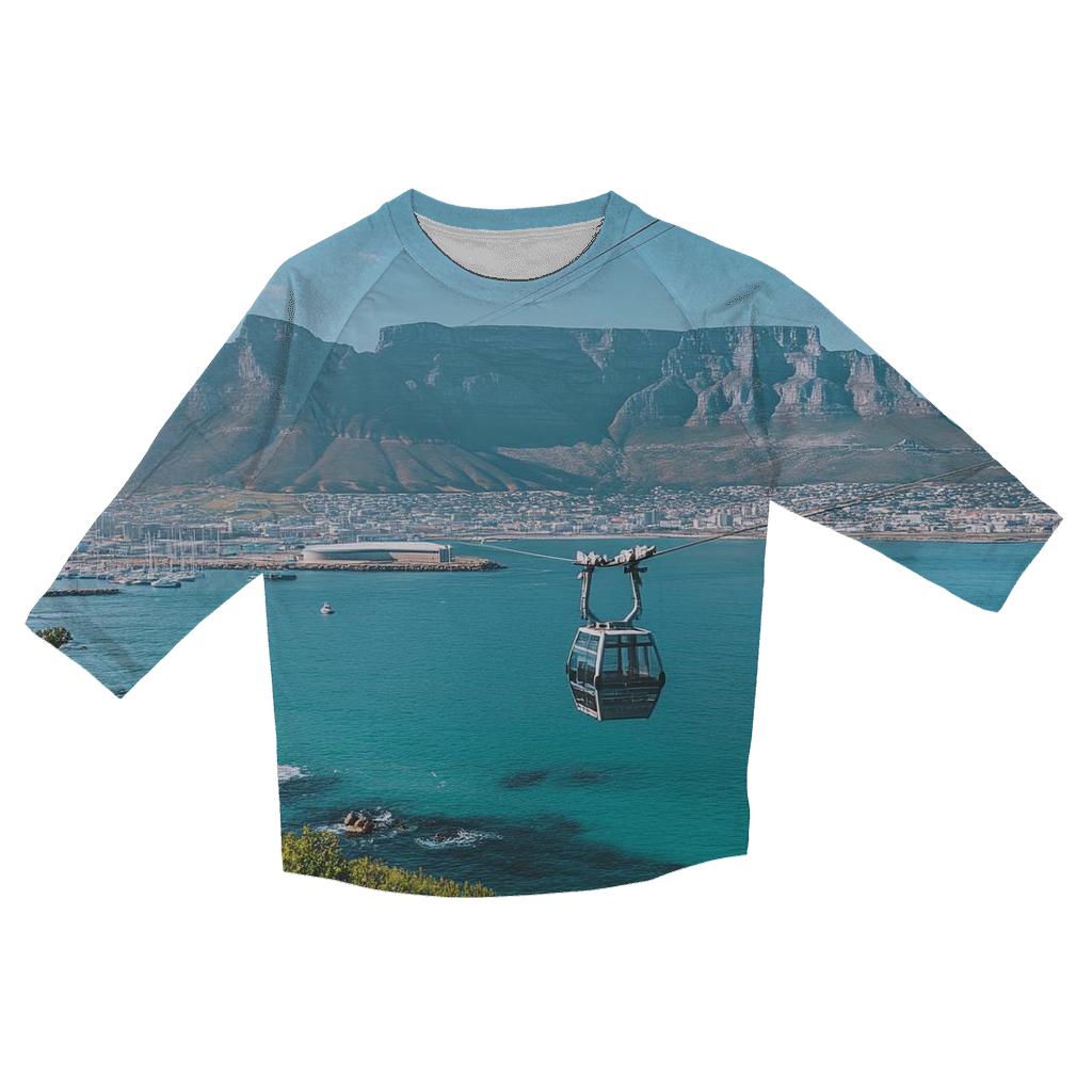 Table Mountain - Cape Town designer 3/4 sleeve blouses