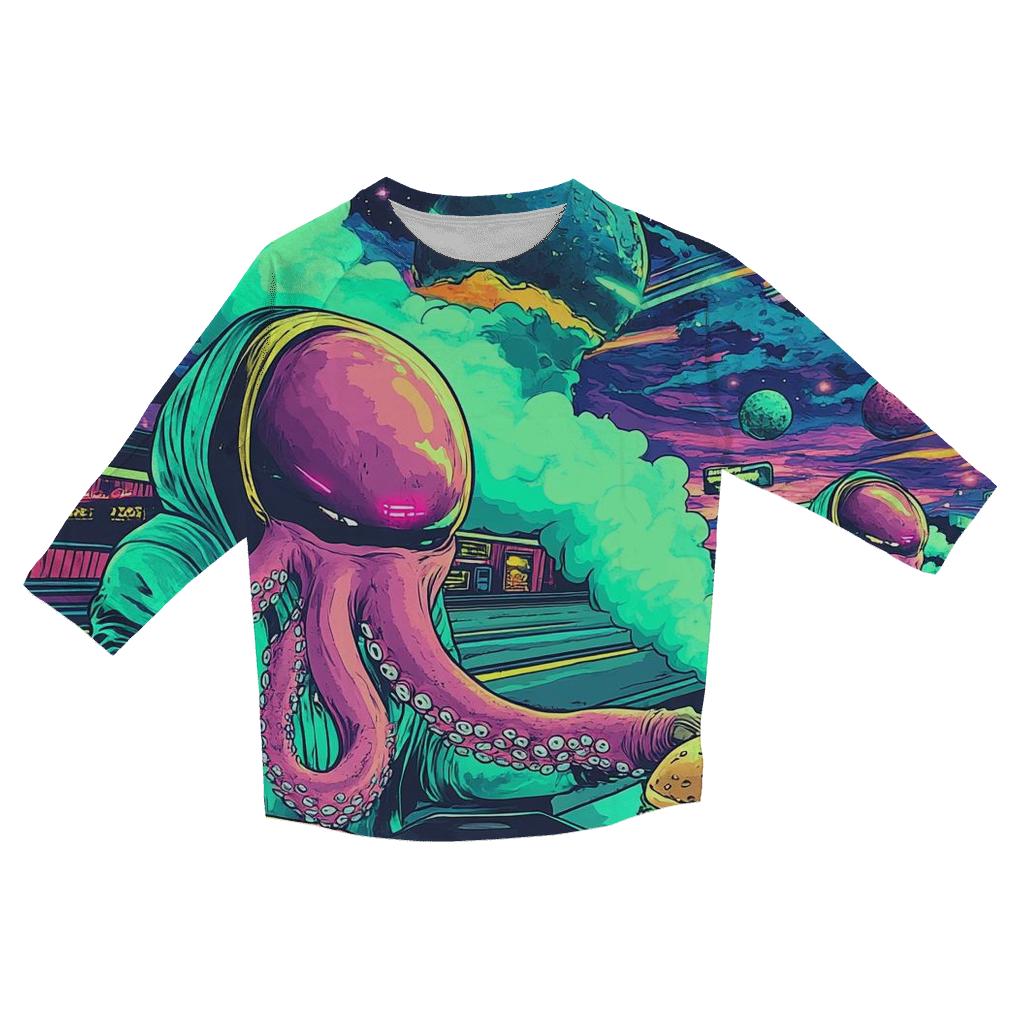 Galactic Grease Monkey Gang personalized 3/4 sleeve tees