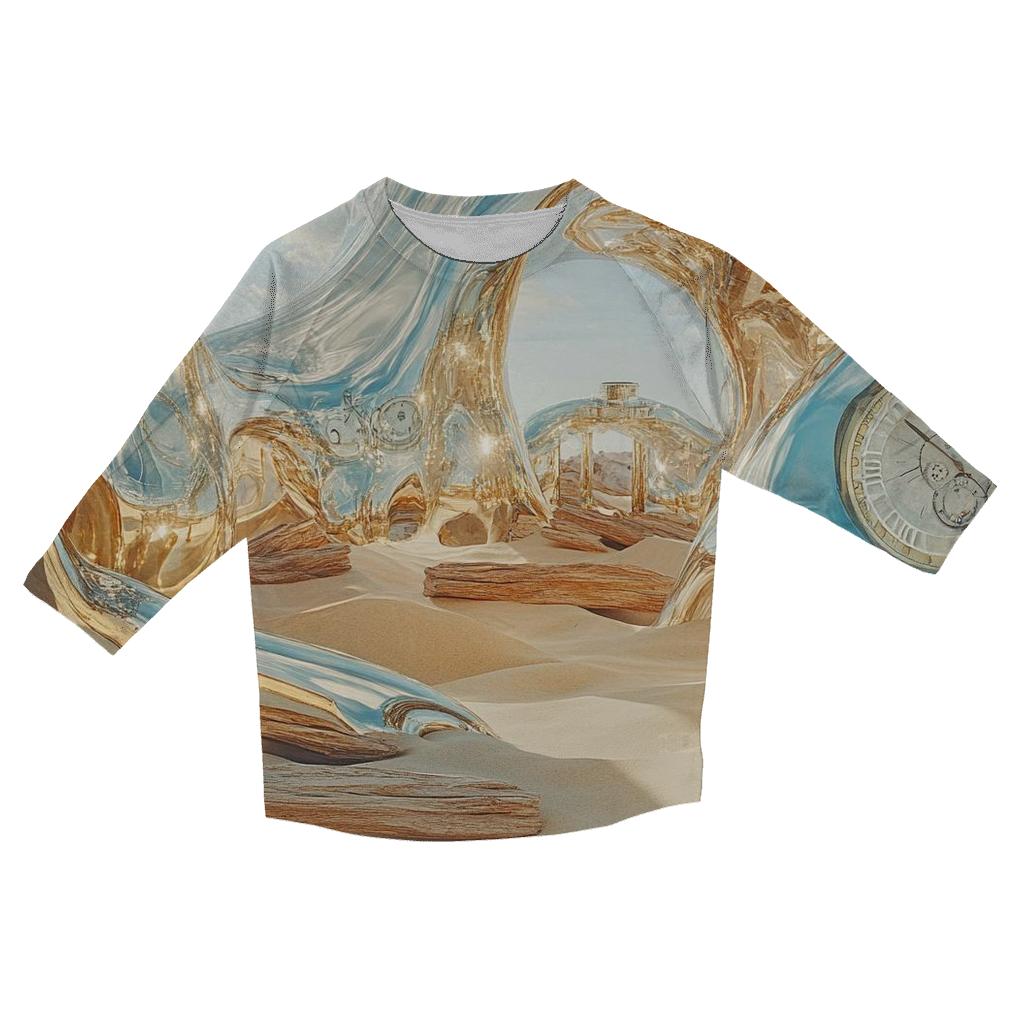 Dali Inspired Desert Dreams cotton quarter sleeve shirts