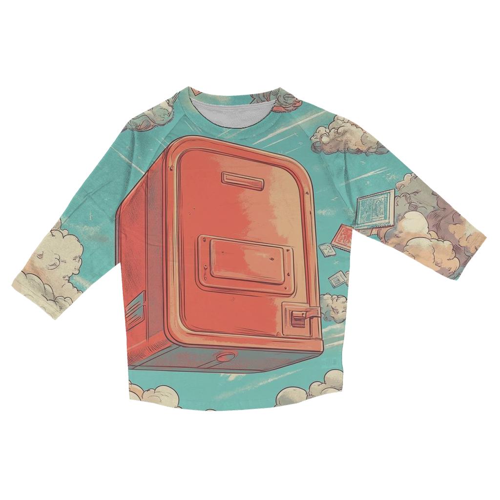 Cloudtop Mailbox Mayhem stylish quarter sleeve tops