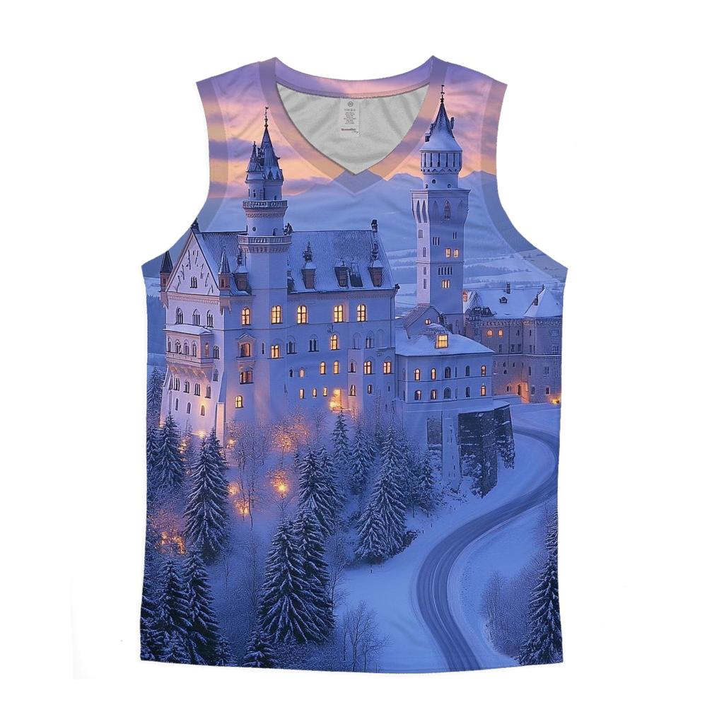 Neuschwanstein Castle - Schwangau sports performance tank tops