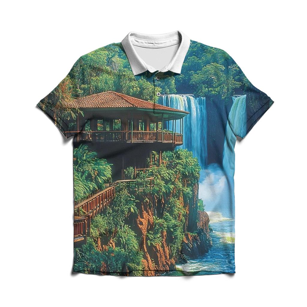 Iguazu Falls - Puerto Iguazu personalized polo shirts